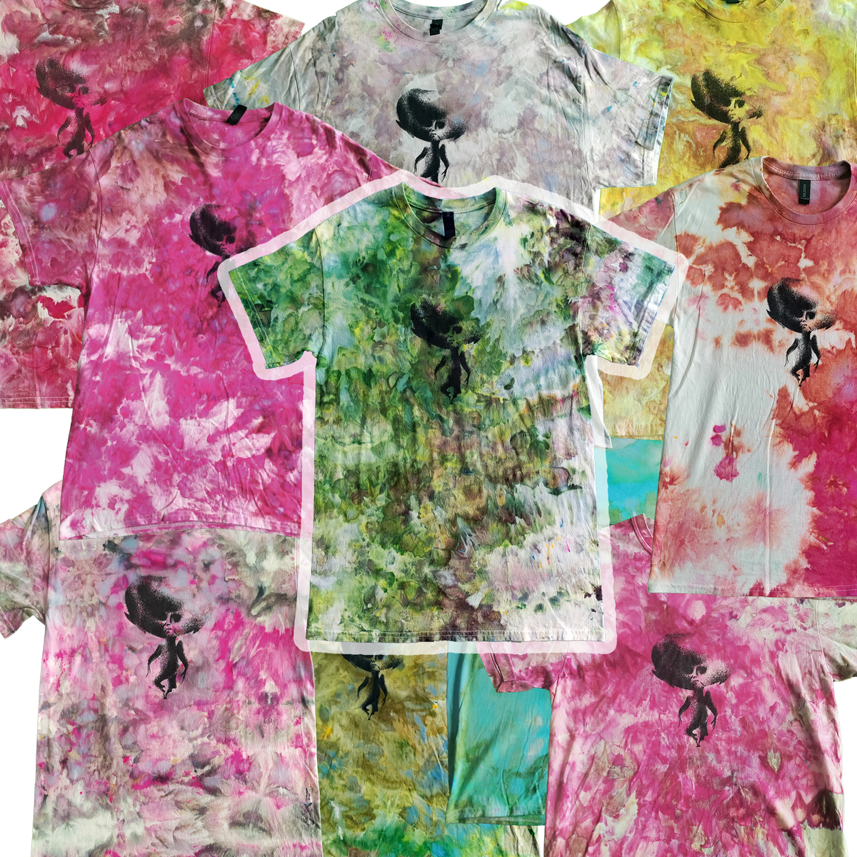 Tie Dye Alien Baby